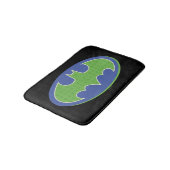 Batman | Paars en groen symbool Badmat (Gekanteld)