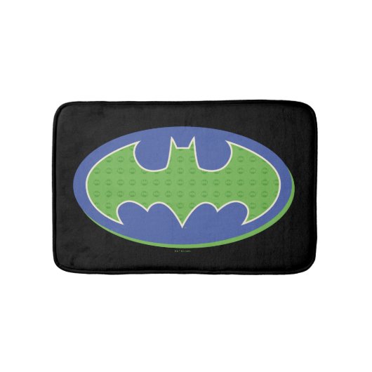 Batman | Paars en groen symbool Badmat (Voorkant)