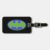 Batman | Paars en groen symbool Bagagelabel (Voorkant horizontaal)