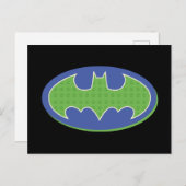 Batman | Paars en groen symbool Briefkaart (Voorkant / Achterkant)