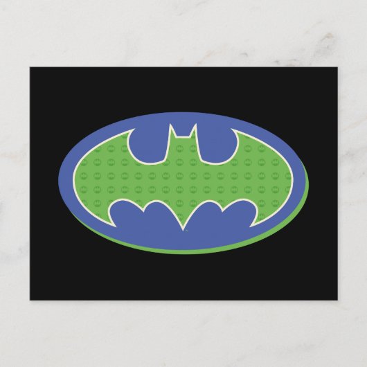 Batman | Paars en groen symbool Briefkaart (Voorkant)