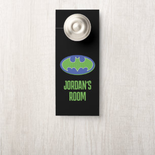 Batman Paars en groen symbool Deurhanger