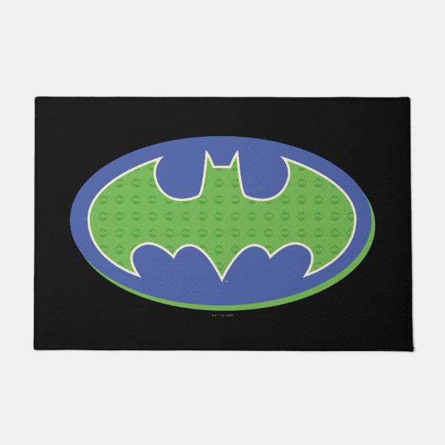 Batman | Paars en groen symbool Deurmat (Voorkant)