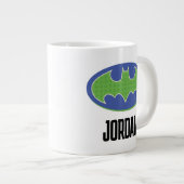 Batman | Paars en groen symbool Grote Koffiekop (Voorkant rechts)