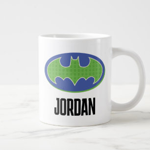 Batman   Paars en groen symbool Grote Koffiekop