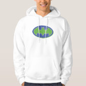 Batman | Paars en groen symbool Hoodie (Voorkant)