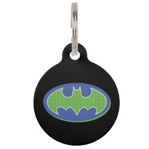 Batman Paars en groen symbool Huisdierpenning