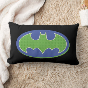 Batman   Paars en groen symbool Kussen