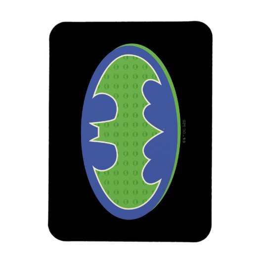 Batman | Paars en groen symbool Magneet (Verticaal)