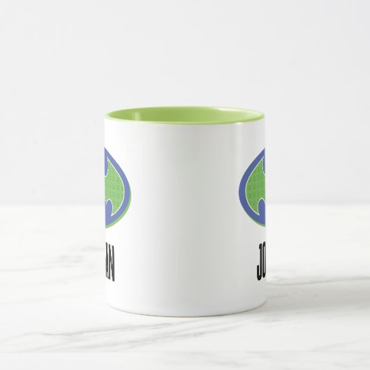 Batman | Paars en groen symbool Mok (Midden)