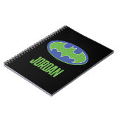 Batman | Paars en groen symbool Notitieboek (Linkerzijde)