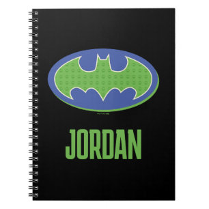Batman   Paars en groen symbool Notitieboek
