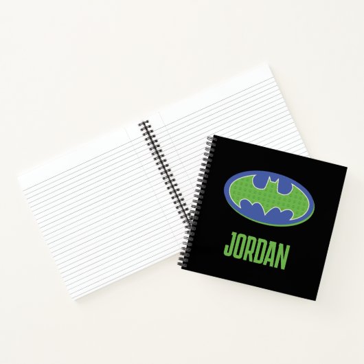 Batman | Paars en groen symbool Notitieboek (Binnen)
