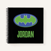 Batman | Paars en groen symbool Notitieboek (Voorkant)