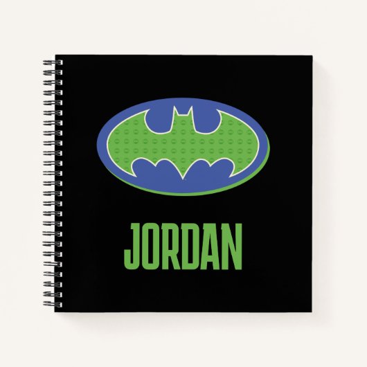 Batman | Paars en groen symbool Notitieboek (Voorkant)