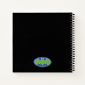 Batman | Paars en groen symbool Notitieboek (Achterkant)
