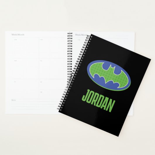 Batman | Paars en groen symbool Planner (Display)