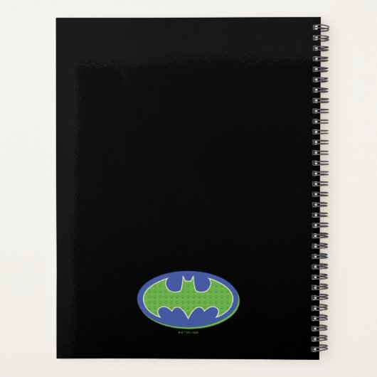 Batman | Paars en groen symbool Planner (Achterkant)