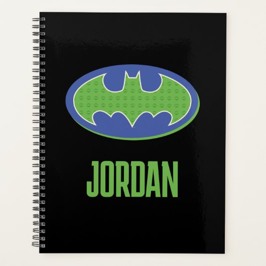 Batman | Paars en groen symbool Planner (Voorkant)