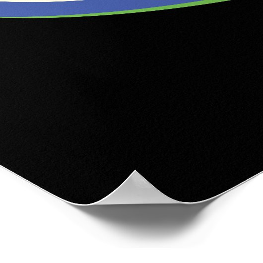 Batman | Paars en groen symbool Poster (Hoek)