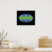 Batman | Paars en groen symbool Poster (Keuken)