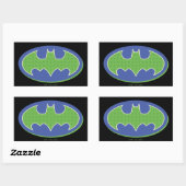 Batman | Paars en groen symbool Rechthoekige Sticker (Vel)