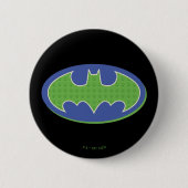 Batman | Paars en groen symbool Ronde Button 5,7 Cm (Voorkant)