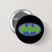Batman | Paars en groen symbool Ronde Button 5,7 Cm (Voorkant /achterkant)