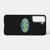 Batman | Paars en groen symbool Samsung Galaxy Hoesje (Achterkant horizontaal)