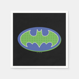 Batman   Paars en groen symbool Servet