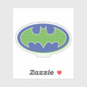 Batman | Paars en groen symbool Sticker (Vel)