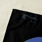 Batman | Paars en groen symbool Strandlaken (In situ)