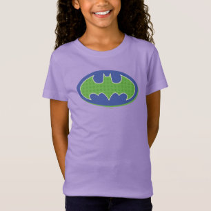 Batman   Paars en groen symbool T-shirt