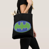 Batman | Paars en groen symbool Tote Bag (Dichtbij)
