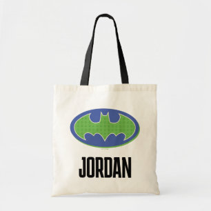 Batman   Paars en groen symbool Tote Bag