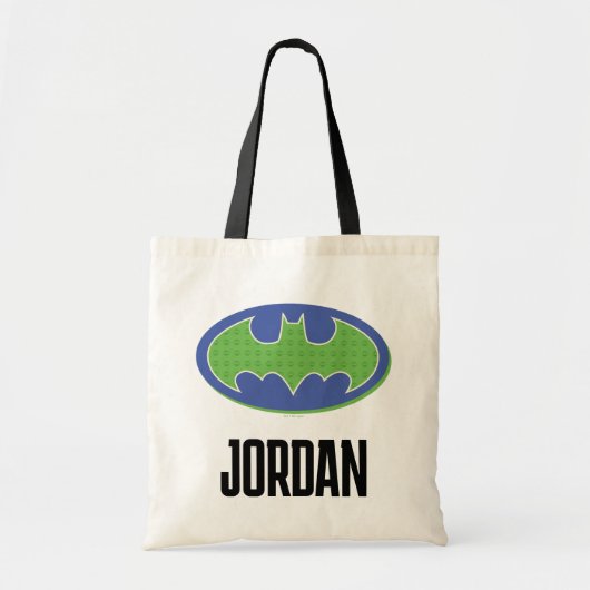 Batman | Paars en groen symbool Tote Bag (Voorkant)