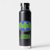 Batman | Paars en groen symbool Waterfles (Links)