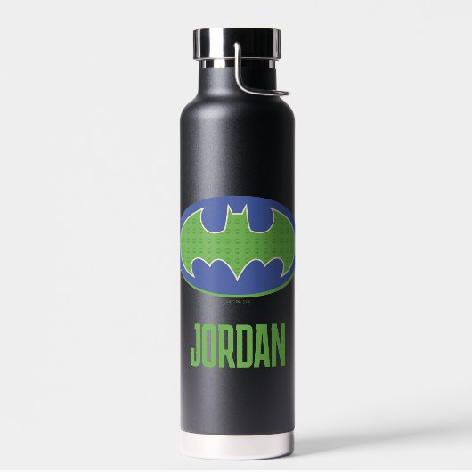 Batman | Paars en groen symbool Waterfles (Links)