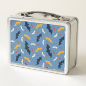 Batman | Patroon rood, blauw en geel Logo (Achterkant)