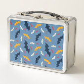 Batman | Patroon rood, blauw en geel Logo (Voorkant)