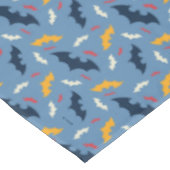 Batman | Patroon rood, blauw en geel Logo Tafelkleed (Gekanteld)
