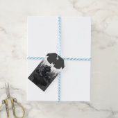 Batman Perched op een pilaar Cadeaulabel (Met Touw)