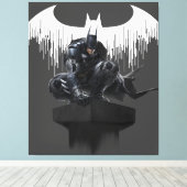 Batman Perched op een pilaar Canvas Afdruk (Insitu (Houten vloer))