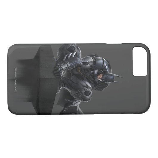 Batman Perched op een pilaar Case-Mate iPhone Case (Achterkant (Horizontaal))