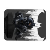 Batman Perched op een pilaar Magneet (Horizontaal)