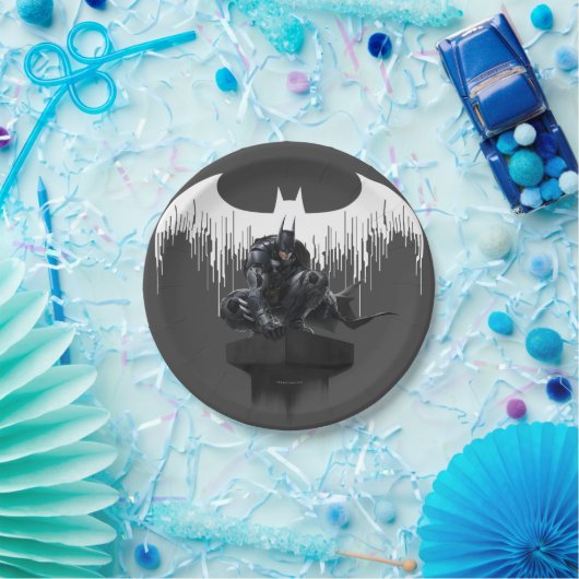 Batman Perched op een pilaar Papieren Bordje (Feest)