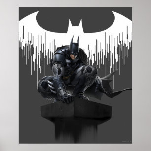 Batman Perched op een pilaar Poster