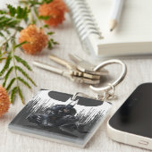 Batman Perched op een pilaar Sleutelhanger (Voorkant Rechts)