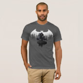Batman Perched op een pilaar T-shirt (Voorkant volledig)