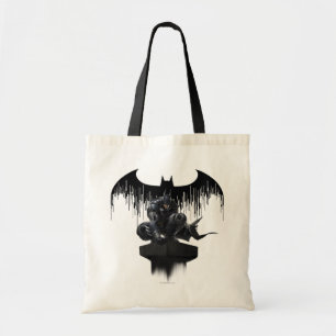 Batman Perched op een pilaar Tote Bag